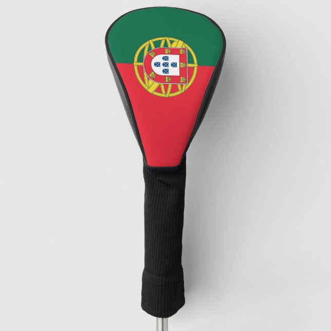 Golf Driver Cover mit Flagge Portugals Golf Headcover (Vorderseite)