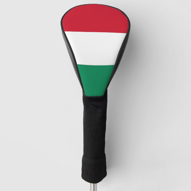 Golf Driver Cover mit Flagge Ungarns Headcover (Vorderseite)