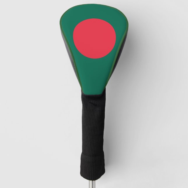Golf Driver Cover mit Flagge von Bangladesch Golf Headcover (Vorderseite)
