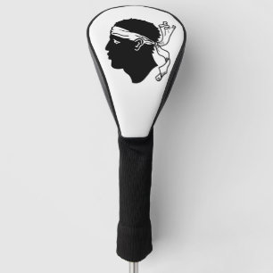 Golf Driver Cover mit Flagge von Korsika Headcover