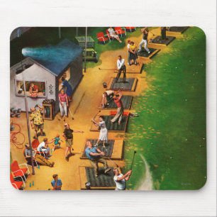 Golf-Driving-Range durch John schwanken Mousepad