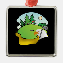 Golf Eagle Ornament Aus Metall