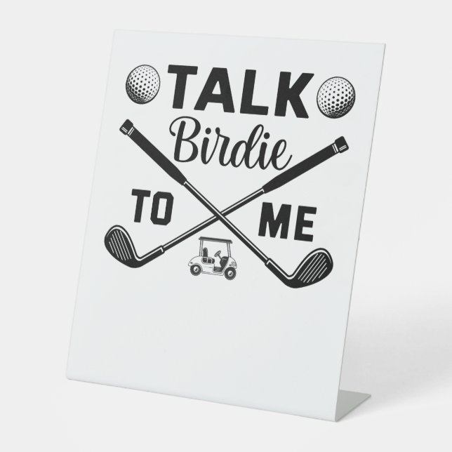 Golf Ehefrau Social Club Sockelschild (Vorderseite)