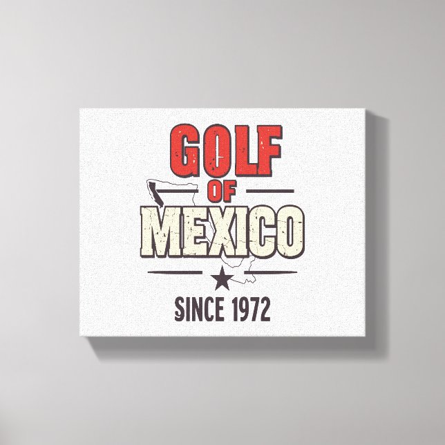 Golf Ehefrauen Social Club Blume Leinwanddruck (Vorderseite)