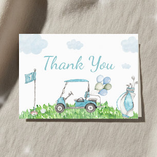 Golf Ein Kleines Putter Baby Shower Dankeskarte