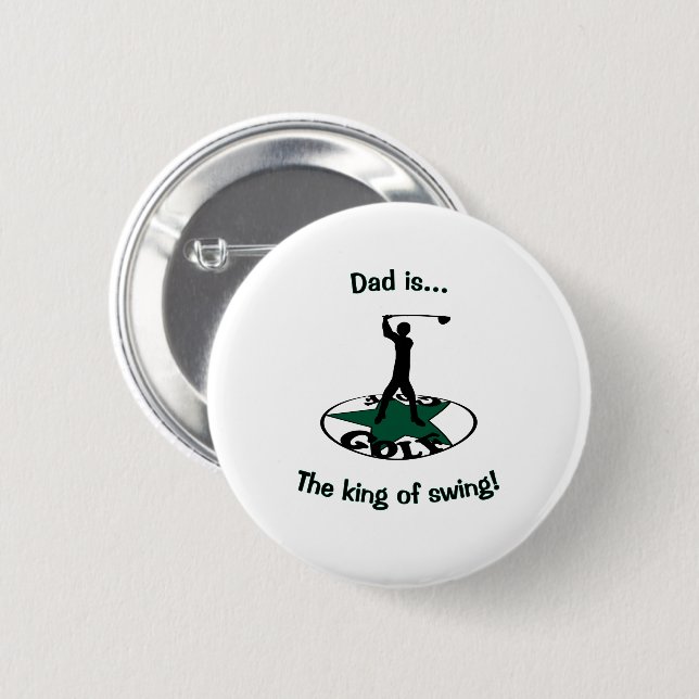 Golf - ein wunderbares Spiel Button (Vorne & Hinten)