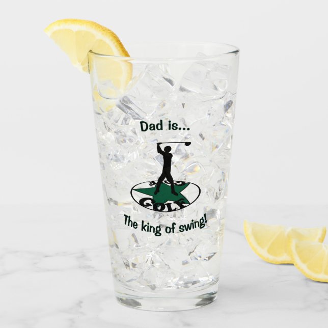 Golf - ein wunderbares Spiel Glas (Vorderseite Ice)