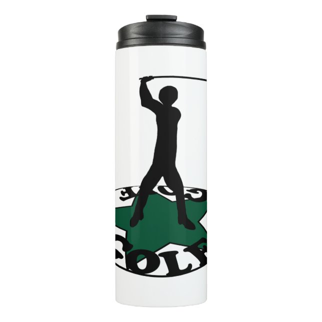 Golf - ein wunderbares Spiel Thermosbecher (Vorderseite)
