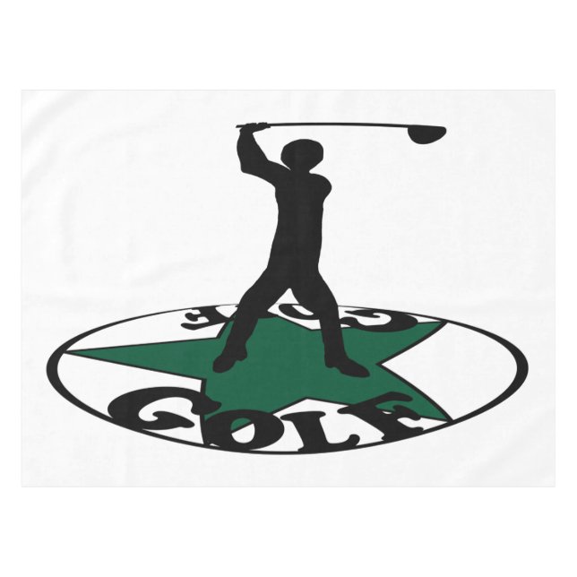 Golf - ein wunderbares Spiel Tischdecke (Vorderseite (Horizontal))