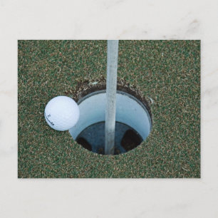 Golf ... eine Partie Zoll Postkarte