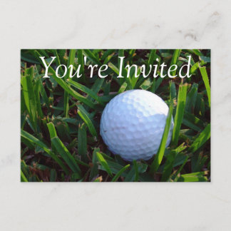 Golf-Einladung Einladung