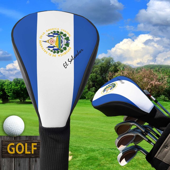 Golf El Salvador, Salvador Flag /Golf Clubs Covers Golf Headcover (Von Creator hochgeladen)
