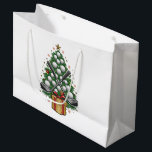 Golf Equipment Christmas Tree Christmas Golf Große Geschenktüte<br><div class="desc">Golf Equipment Christmas Tree Christmas Golf</div>