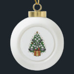 Golf Equipment Christmas Tree Christmas Golf Keramik Kugel-Ornament<br><div class="desc">Golf Equipment Christmas Tree Christmas Golf</div>