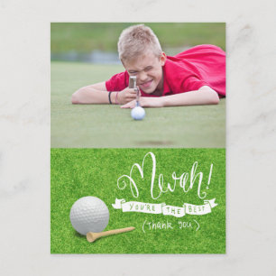 Golf Erstellen Sie Ihre eigene Dankeskkarte Postkarte