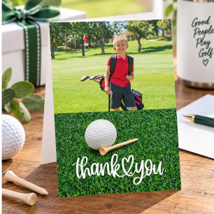 Golf Erstellen Sie Ihre eigene Dankeskkarte Postkarte
