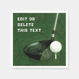 Golf Event Napkins Serviette