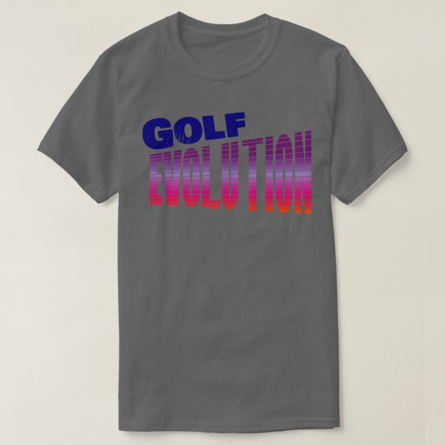 Golf Evolution Retro T-Shirt (Design vorne)