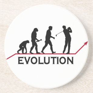 Golf-Evolutions-Untersetzer Untersetzer