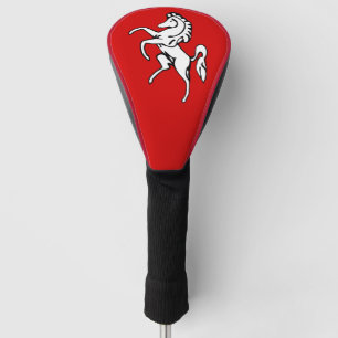 Golf-Fahrerabdeckung mit Flagge von Kent County Golf Headcover
