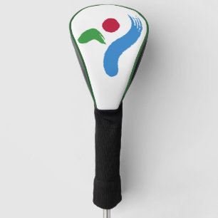 Golf-Fahrerabdeckung mit Flagge von Seoul, Südkore Golf Headcover
