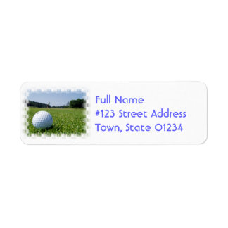 Golf Fairway-Mailing-Label