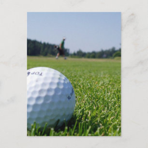 Golf Fairway Postkarte