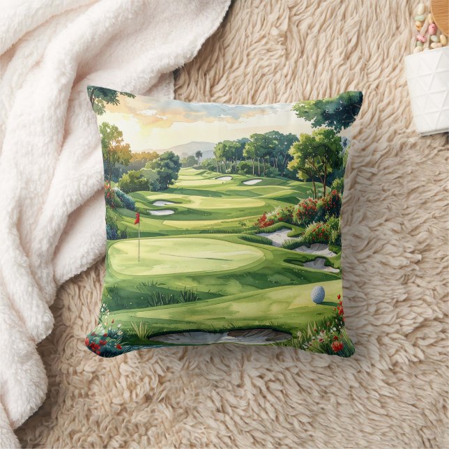 Golf Fairway und Putting Green Kissen (Decke)