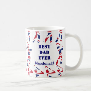 GOLF FAN Bester Vater aller Personalisierten Union Kaffeetasse