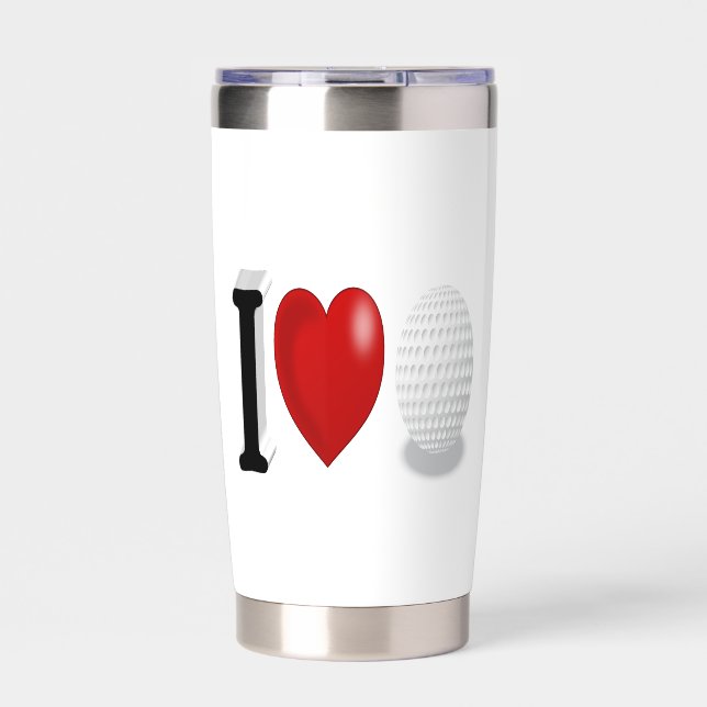 Golf Fan Thermobecher (Vorderseite)