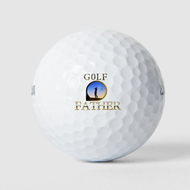 Golf Father Golf Balls Golfball (Vorderseite)
