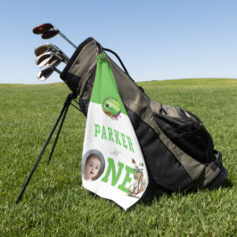 Golf First Birthday Niedliches Personalisiertes Fo Golfhandtuch