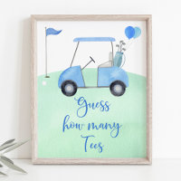 Golf First Birthday Par-T Guess Wie viele Spiel