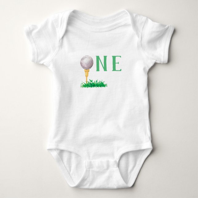 Golf First Birthday Shirt (Vorderseite)