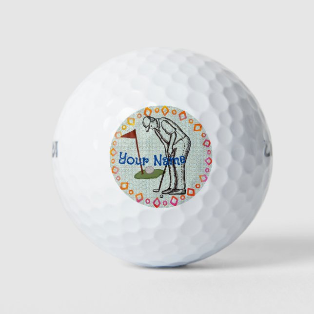 Golf Flag Golfball (Vorderseite)