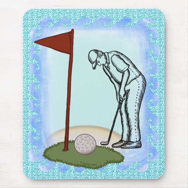 Golf Flag Mousepad (Vorne)