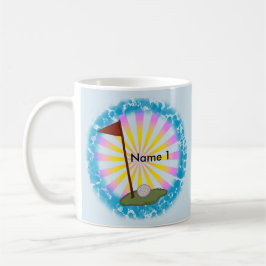 Golf Flag Tasse