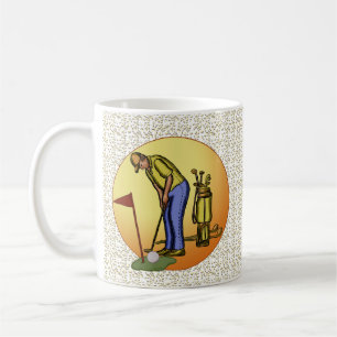 Golf Flag Vater Golfing Tasse