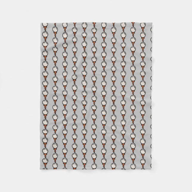 Golf Fleecedecke (Vorderseite)