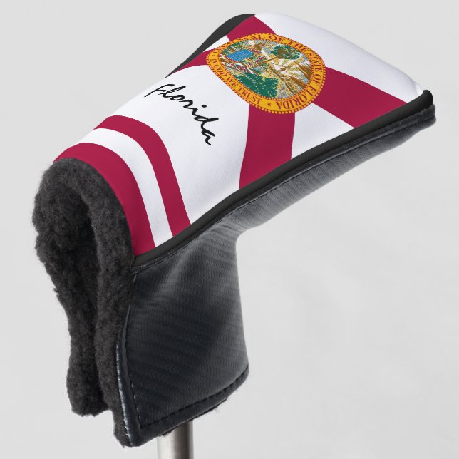 Golf Florida & Florida Flag / Golf Clubs Abdeckung Golf Headcover (3/4 Vorderseite)