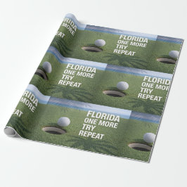 Golf Florida Thema Geschenkpapier