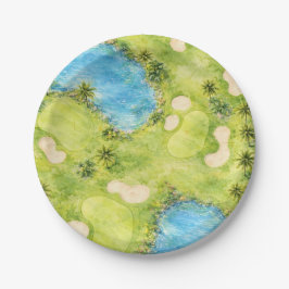 Golf Florida Thema  Pappteller