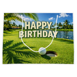 Golf Florida Thema Zum Geburtstag  Große Geschenktüte