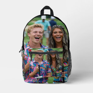 Golf-Foto anpassen personalisieren Bedruckter Rucksack