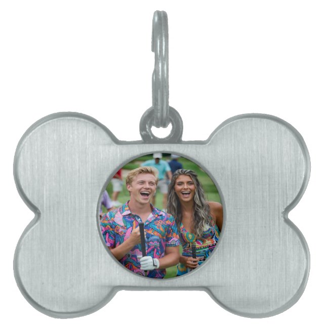Golf-Foto anpassen Personalisieren Tiermarke (Vorderseite)
