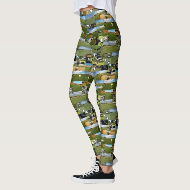 Golf, Foto Collarge, Ladys Leggings (Links)
