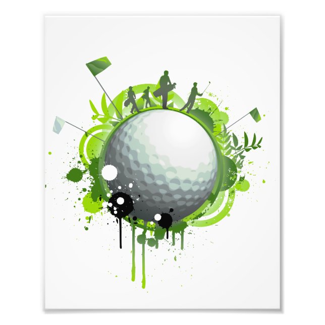 Golf Fotodruck (Vorne)