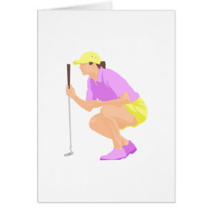 Golf-Frauen-Logo
