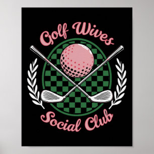 Golf-Frauen-Sozialclub 3  Poster