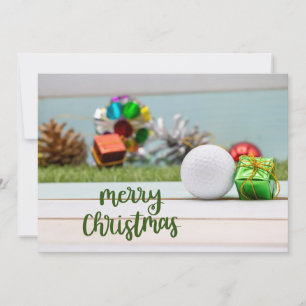 Golf Frohe Weihnachten bis Golfer